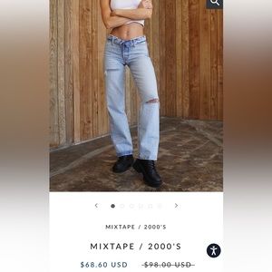 Revice low rise jeans